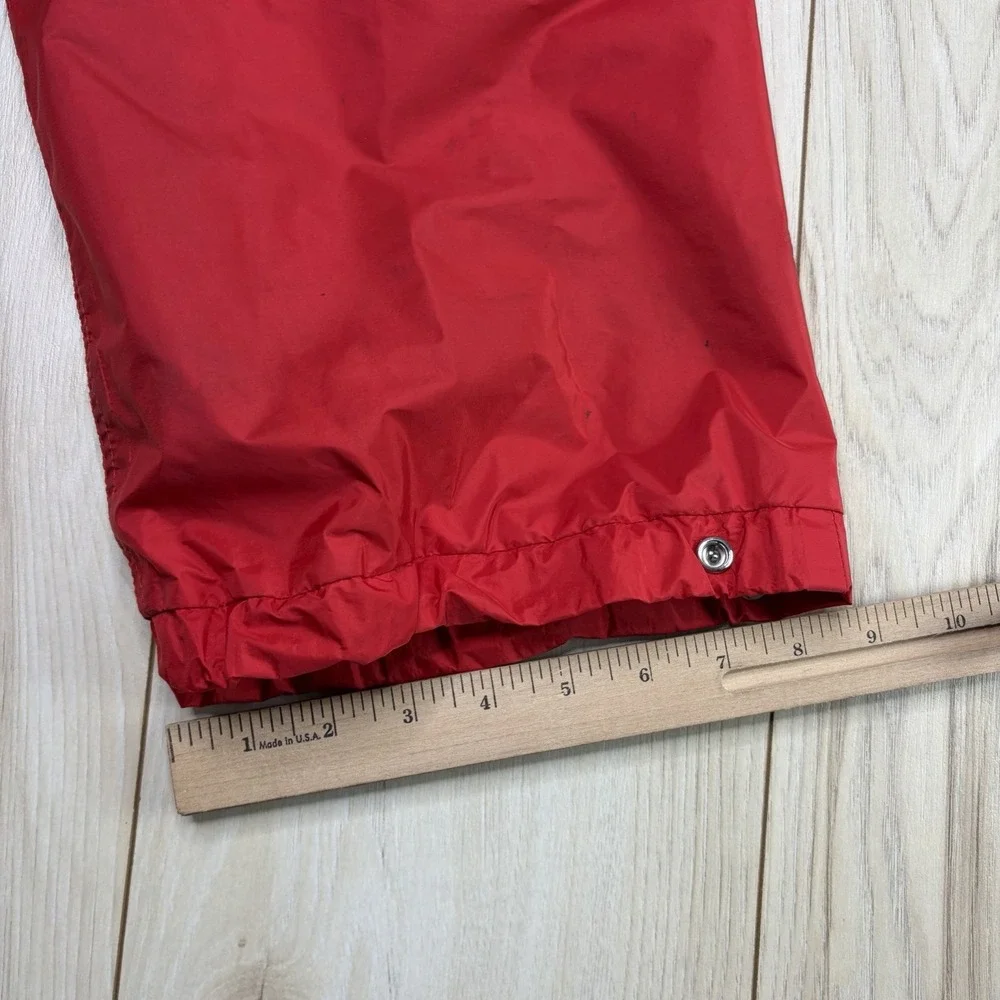 VTG 80s The North Face Gore-Tex Nylon Pants Mens Large Red USA Made
